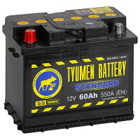 Аккумулятор Тюмень  6СТ-60 п.п. 550А 242*175*190