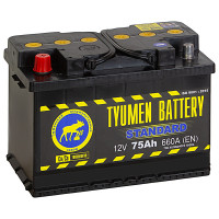 Аккумулятор Тюмень  6СТ-75 п.п. 660А 278*175*190
