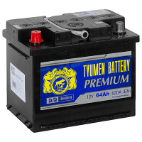 Аккумулятор Тюмень  6СТ-64 п.п. 620А Premium 242*175*190