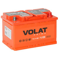 Аккумулятор VOLAT PRIME  75 Ач о.п. 760EN 278*175*190