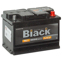 Аккумулятор BLACK  75 Ач о.п. 680/640А 278*175*190