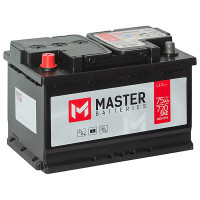 Аккумулятор MASTER BATTERIES  75 Ач п.п. 720/680А  278*175*190