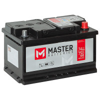Аккумулятор MASTER BATTERIES  74 Ач о.п. 720/680А  278*175*175 низкий