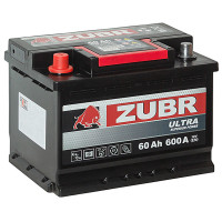 Аккумулятор ZUBR ULTRA  60 Ач п.п. 600А 242*175*190