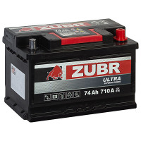 Аккумулятор ZUBR ULTRA  74 Ач о.п. 710А 278*175*175 низкий