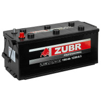 Аккумулятор ZUBR Professional 190 Ah 1250 A 513х223х223 Рос.п.