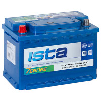 Аккумулятор ISTA 7 SERIES  75 А/ч п.п. 760А 278*175*190