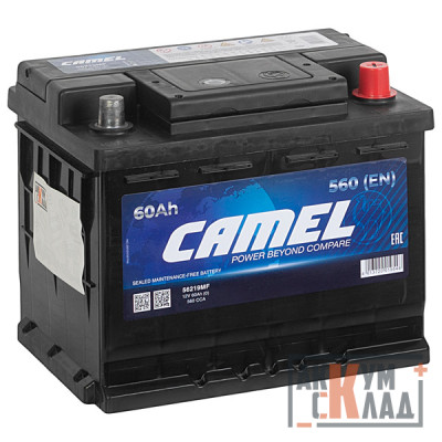 Аккумулятор CAMEL  56219MF 60Ah о.п. 600 242*175*190