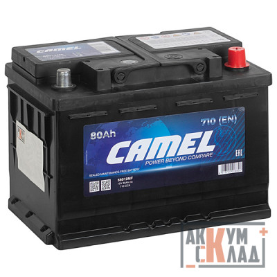 Аккумулятор CAMEL  58012MF 80Ah о.п. 710А 278*175*190