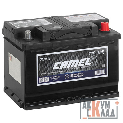 Аккумулятор CAMEL EFB LN3  70Ач о.п. 700А 278*175*190