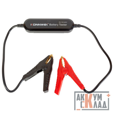 Тестер аккумуляторный электронный KONNWEI Bluetooth Battery Tester BK200 6V/12V/24V