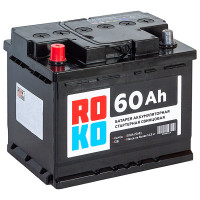 Аккумулятор ROKO  60 Ач п.п. 500А 242*175*190