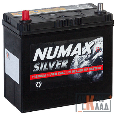 Аккумулятор NUMAX SILVER 70B24R 55Ah п.п. 480А 238*128*225