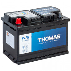 Аккумулятор THOMAS ADVANCE  75 Ач п.п. 760EN 278*175*190