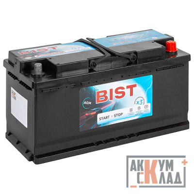Аккумулятор BIST AGM 105Ah о.п. 1100CCA 394*175*190