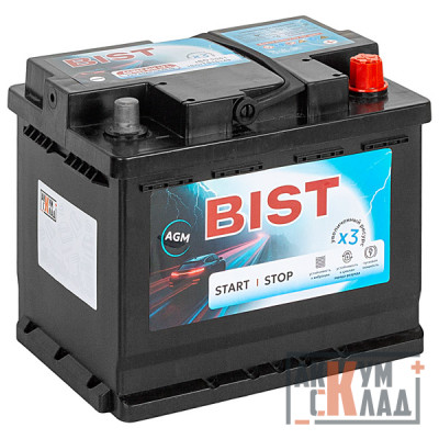 Аккумулятор BIST AGM  60Ah о.п. 750CCA 242*175*190