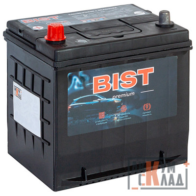 Аккумулятор BIST Premium Asia  75D23R  65Ah п.п. 600CCA  232*173*225