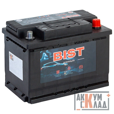 Аккумулятор BIST Premium  77 о.п.  800CCA 278*175*190